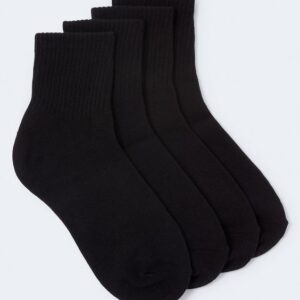 Black Lightweight Socks- Ankle Fit